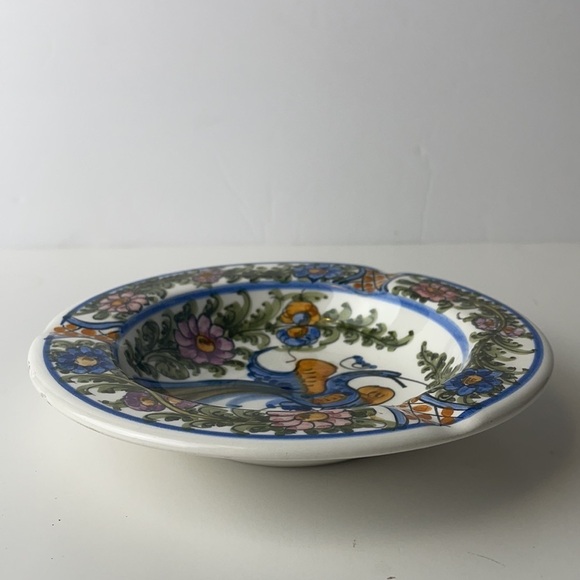 K N Skyros Art Pottery Greece Hand Painted Ashtray - Picture 4 of 8